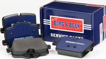 Borg & Beck BBP2862 - Тормозные колодки, дисковые, комплект abcparts.ee