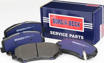 Borg & Beck BBP2811 - Тормозные колодки, дисковые, комплект abcparts.ee