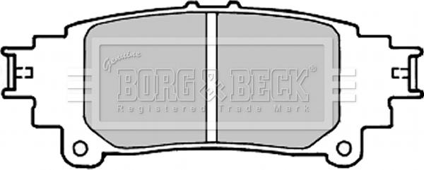 Borg & Beck BBP2336 - Тормозные колодки, дисковые, комплект abcparts.ee