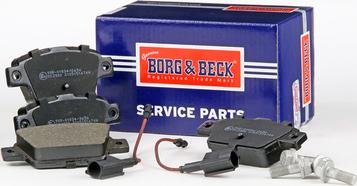 Borg & Beck BBP2325 - Тормозные колодки, дисковые, комплект abcparts.ee