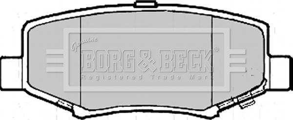 Borg & Beck BBP2208 - Тормозные колодки, дисковые, комплект abcparts.ee