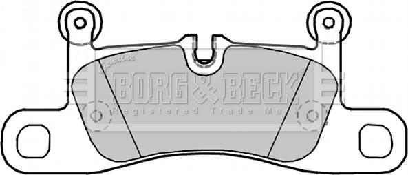 Borg & Beck BBP2280 - Тормозные колодки, дисковые, комплект abcparts.ee