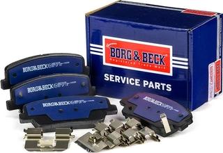 Borg & Beck BBP2238 - Тормозные колодки, дисковые, комплект abcparts.ee