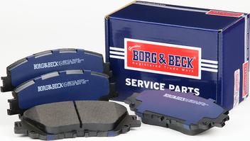 Borg & Beck BBP2714 - Тормозные колодки, дисковые, комплект abcparts.ee