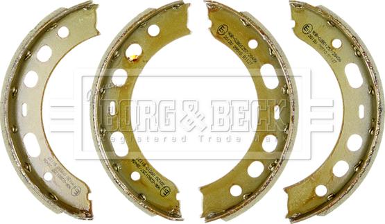 Borg & Beck BBS6392 - Комплект тормозов, ручник, парковка abcparts.ee