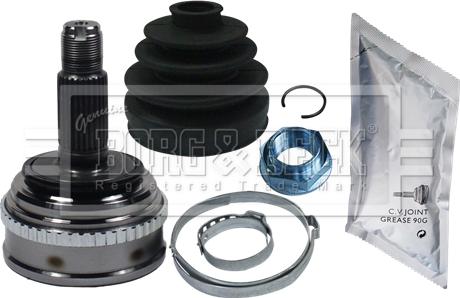 Borg & Beck BCJ1494 - Комплект ШРУСа, приводной вал, шарнир abcparts.ee
