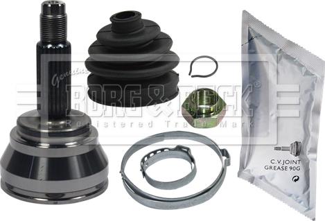 Borg & Beck BCJ1415 - Комплект ШРУСа, приводной вал, шарнир abcparts.ee