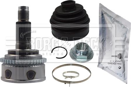 Borg & Beck BCJ1599 - Комплект ШРУСа, приводной вал, шарнир abcparts.ee