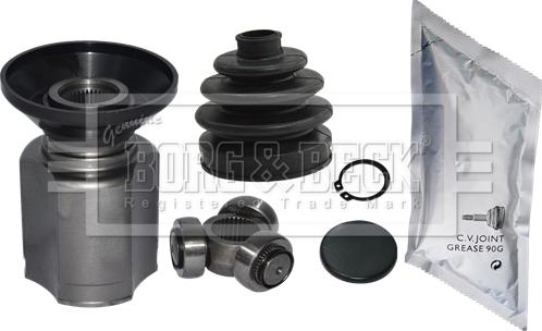 Borg & Beck BCJ1568 - Комплект ШРУСа, приводной вал, шарнир abcparts.ee