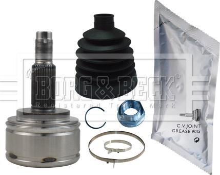 Borg & Beck BCJ1501 - Комплект ШРУСа, приводной вал, шарнир abcparts.ee
