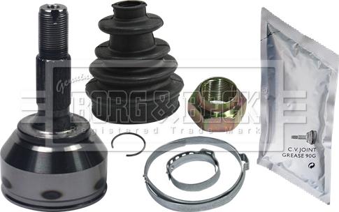 Borg & Beck BCJ1520 - Комплект ШРУСа, приводной вал, шарнир abcparts.ee