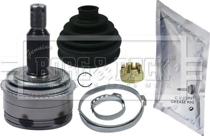 Borg & Beck BCJ1571 - Комплект ШРУСа, приводной вал, шарнир abcparts.ee