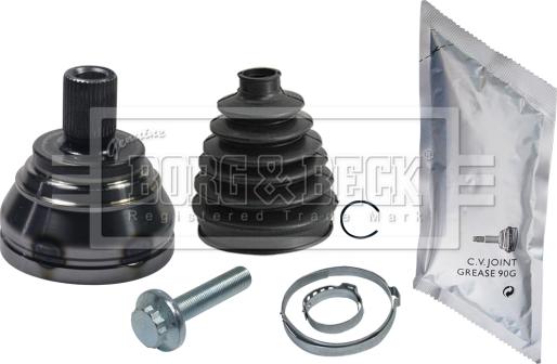 Borg & Beck BCJ1202 - Комплект ШРУСа, приводной вал, шарнир abcparts.ee