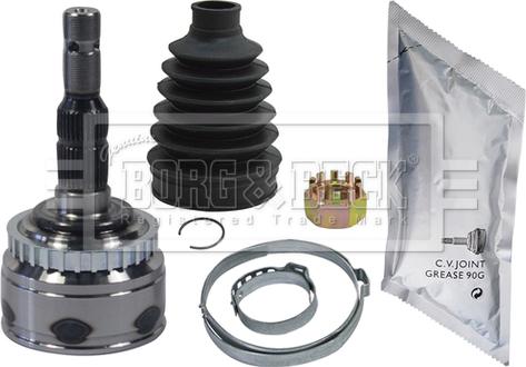 Borg & Beck BCJ1234 - Комплект ШРУСа, приводной вал, шарнир abcparts.ee