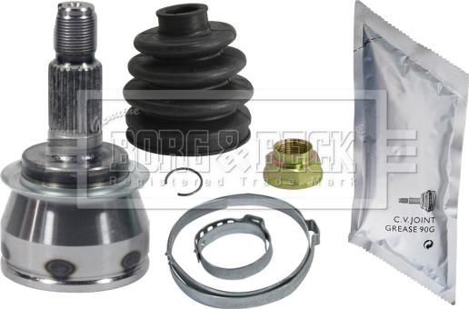 Borg & Beck BCJ1228 - Комплект ШРУСа, приводной вал, шарнир abcparts.ee