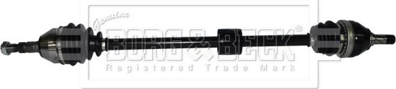 Borg & Beck BDS1465 - Приводной вал abcparts.ee