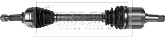 Borg & Beck BDS1000 - Приводной вал abcparts.ee