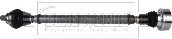 Borg & Beck BDS1010 - Приводной вал abcparts.ee