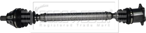 Borg & Beck BDS1037 - Приводной вал abcparts.ee