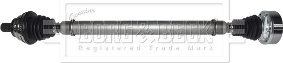 Borg & Beck BDS1386 - Приводной вал abcparts.ee