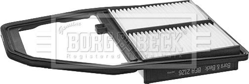 Borg & Beck BFA2126 - Воздушный фильтр двигателя abcparts.ee