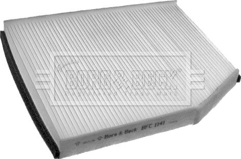 Borg & Beck BFC1141 - Фильтр воздуха в салоне abcparts.ee
