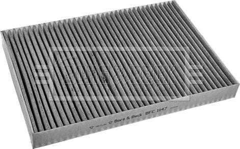 Borg & Beck BFC1147 - Фильтр воздуха в салоне abcparts.ee