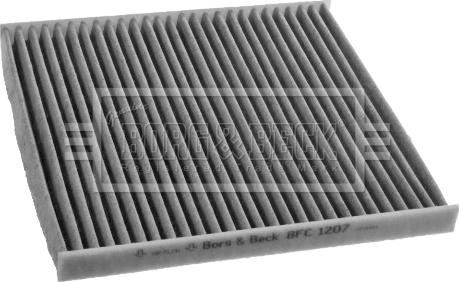 Borg & Beck BFC1207 - Фильтр воздуха в салоне abcparts.ee