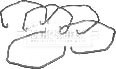 Borg & Beck BHC2004 - Хомут, воздушный шланг компрессора abcparts.ee