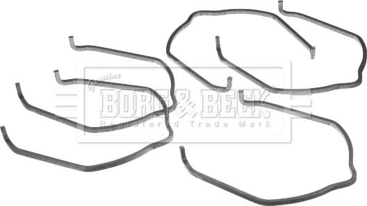 Borg & Beck BHC2005 - Хомут, воздушный шланг компрессора abcparts.ee