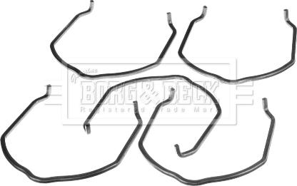 Borg & Beck BHC2002 - Хомут, воздушный шланг компрессора abcparts.ee