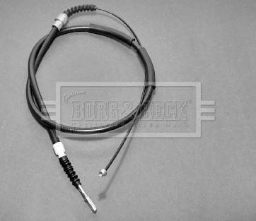 Borg & Beck BKB1076 - Тросик, cтояночный тормоз abcparts.ee