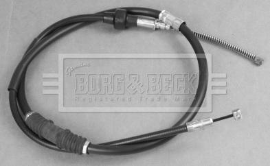 Borg & Beck BKB3529 - Тросик, cтояночный тормоз abcparts.ee