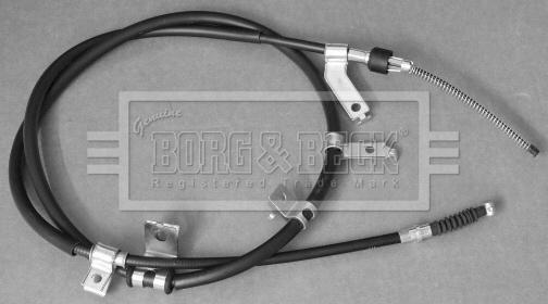 Borg & Beck BKB3327 - Тросик, cтояночный тормоз abcparts.ee