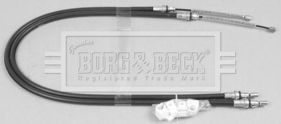 Borg & Beck BKB2552 - Тросик, cтояночный тормоз abcparts.ee