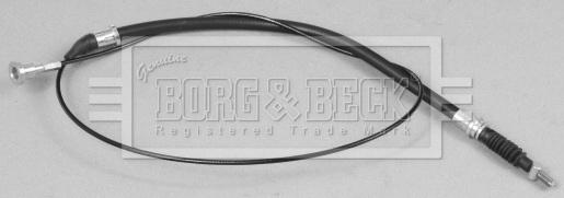 Borg & Beck BKB2682 - Тросик, cтояночный тормоз abcparts.ee