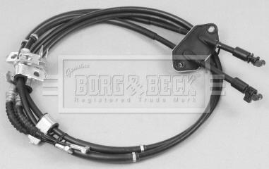 Borg & Beck BKB2702 - Тросик, cтояночный тормоз abcparts.ee