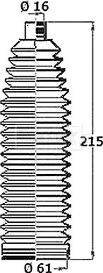 Borg & Beck BSG3470 - Комплект пыльника, рулевое управление abcparts.ee