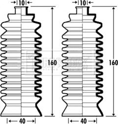 Borg & Beck BSG3369 - Комплект пыльника, рулевое управление abcparts.ee