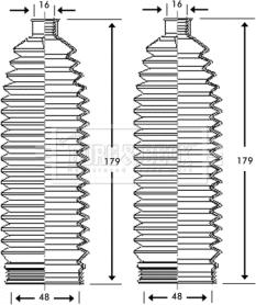 Borg & Beck BSG3219 - Комплект пыльника, рулевое управление abcparts.ee