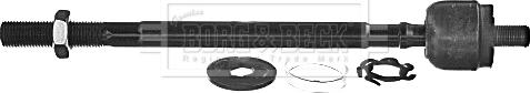 Borg & Beck BTR4604 - Осевой шарнир рулевой тяги, внутренний abcparts.ee