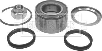 Borg & Beck BWK060 - Комплект подшипника, ступицы колеса abcparts.ee
