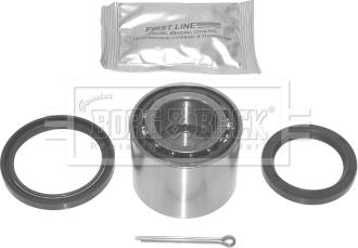 Borg & Beck BWK016 - Комплект подшипника, ступицы колеса abcparts.ee