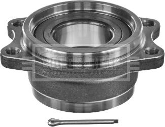 Borg & Beck BWK1482 - Комплект подшипника, ступицы колеса abcparts.ee