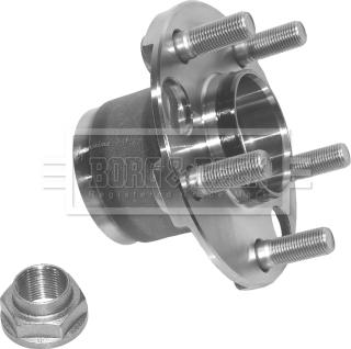 Borg & Beck BWK815 - Комплект подшипника, ступицы колеса abcparts.ee