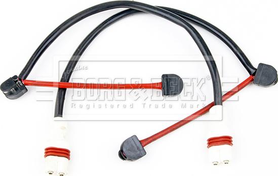 Borg & Beck BWL3128 - Сигнализатор, износ тормозных колодок abcparts.ee