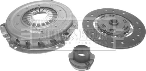 Borg & Beck HK8919 - Комплект сцепления abcparts.ee