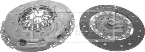 Borg & Beck HK2614 - Комплект сцепления abcparts.ee