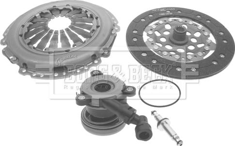 Borg & Beck HKT1444 - Комплект сцепления abcparts.ee