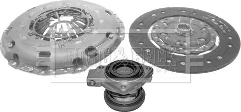 Borg & Beck HKT1450 - Комплект сцепления abcparts.ee